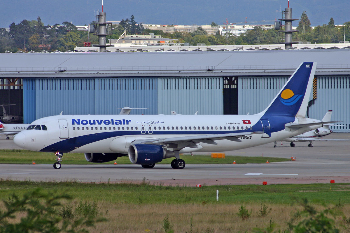 Nouvelair, TS-INB, Airbus A320-214, msn: 1175, 01.September 2007, GVA Genève, Switzerland.