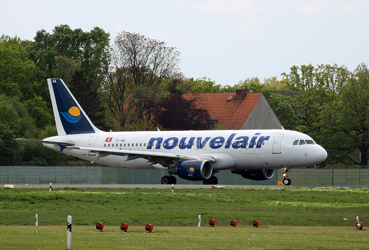Nouvelair Tunesie, Airbus A 320-214, TS-INA, TXL, 03.05.2019