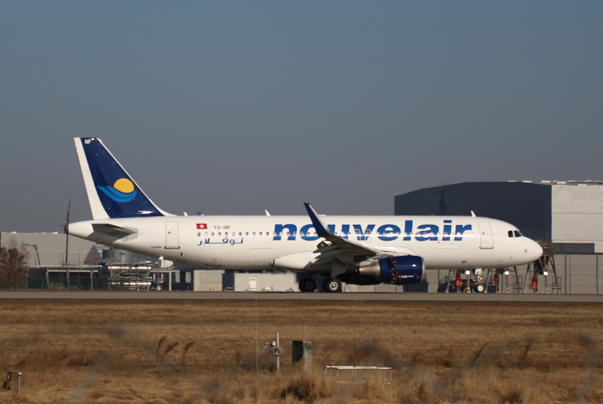 Nouvelair Tunesie, Airbus A 320-214, TS-INF, BER, 06.03.2026