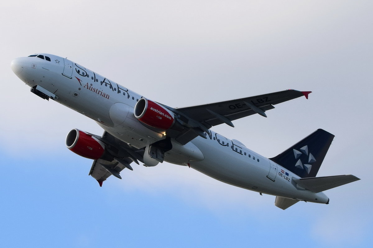 OE-LBZ Austrian Airlines Airbus A320-214   , MUC , 17.06.2017