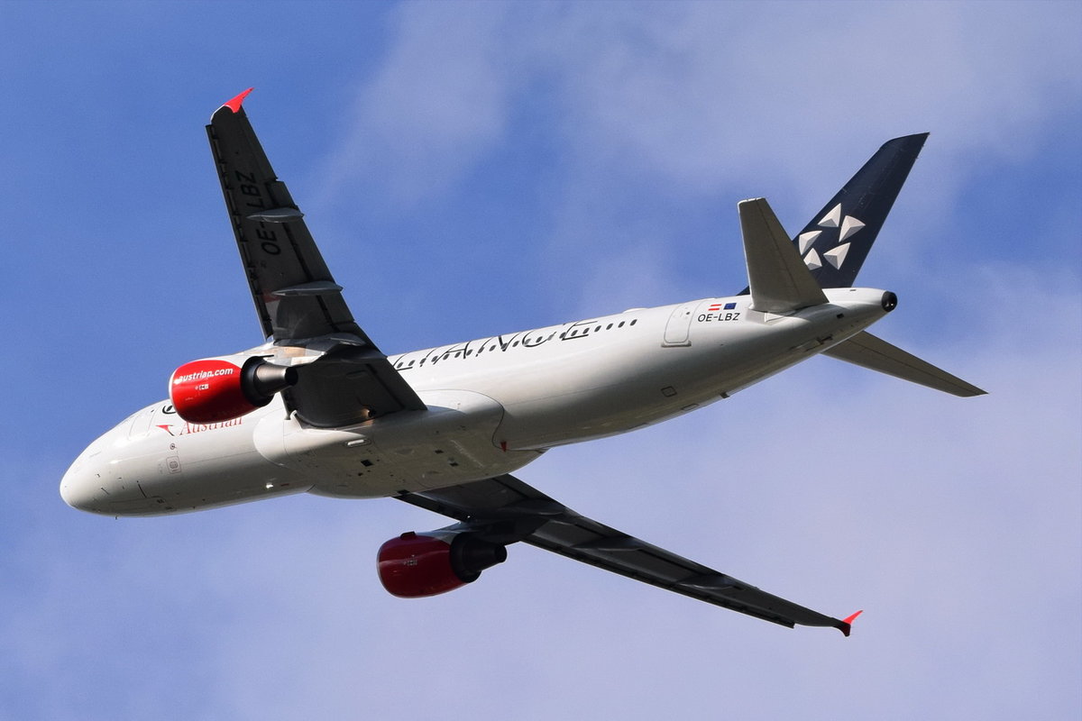 OE-LBZ Austrian Airlines Airbus A320-214  , MUC , 07.10.2017