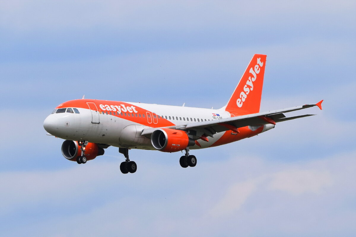 OE-LKF , easyJet Europe , Airbus A319-111 , Berlin-Brandenburg  Willy Brandt  , BER , 01.08.2021