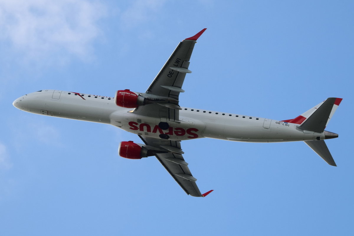 OE-LWI Austrian Airlines Embraer ERJ-195LR (ERJ-190-200 LR)   , MUC , 17.06.2017