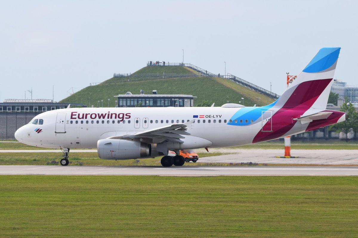 OE-LYV Eurowings Europe Airbus A319-132  , MUC , 20.05.2018