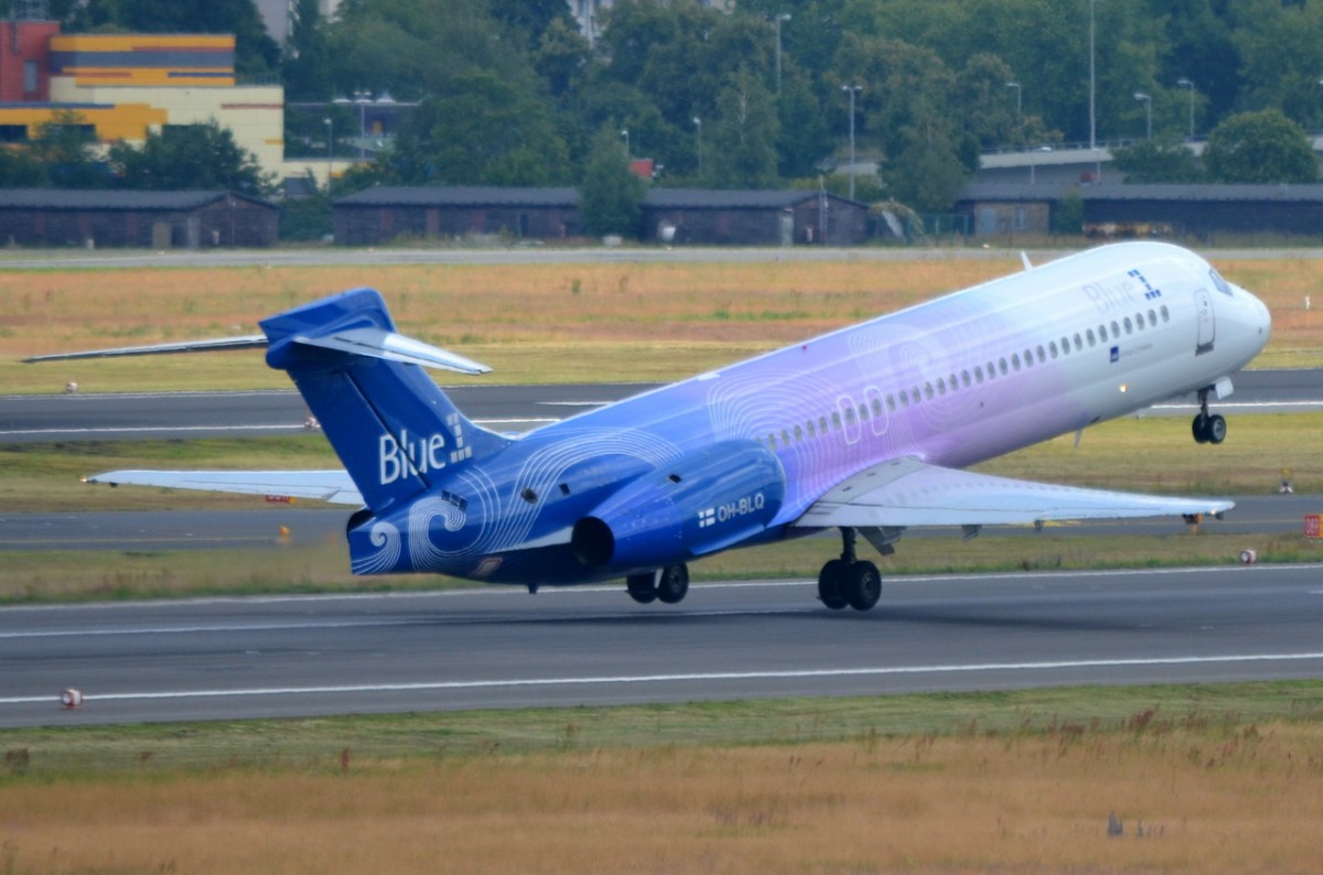 OH-BLQ Blue1 Boeing 717-23S   am 26.06.2014 in Tegel gestartet