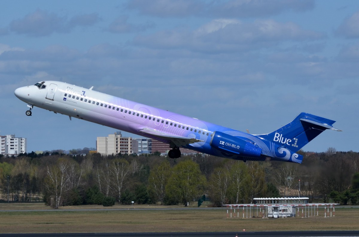 OH-BLQ Blue1 Boeing 717-23S  gestartet  am 16.04.2015 in Tegel