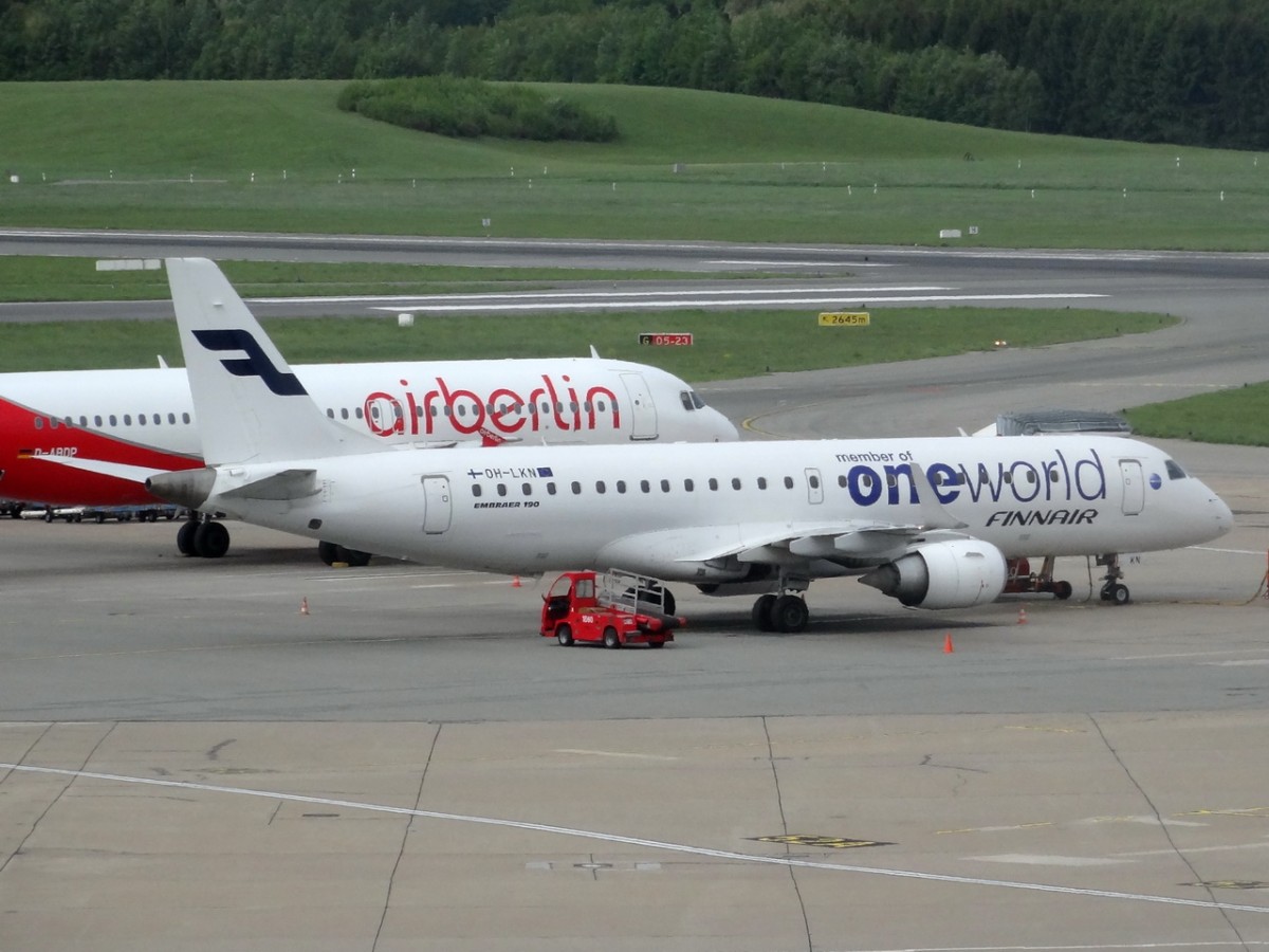 OH-LKN Finnair Embraer ERJ-190LR (ERJ-190 bis 100 LR)    in Hamburg 02.05.2014