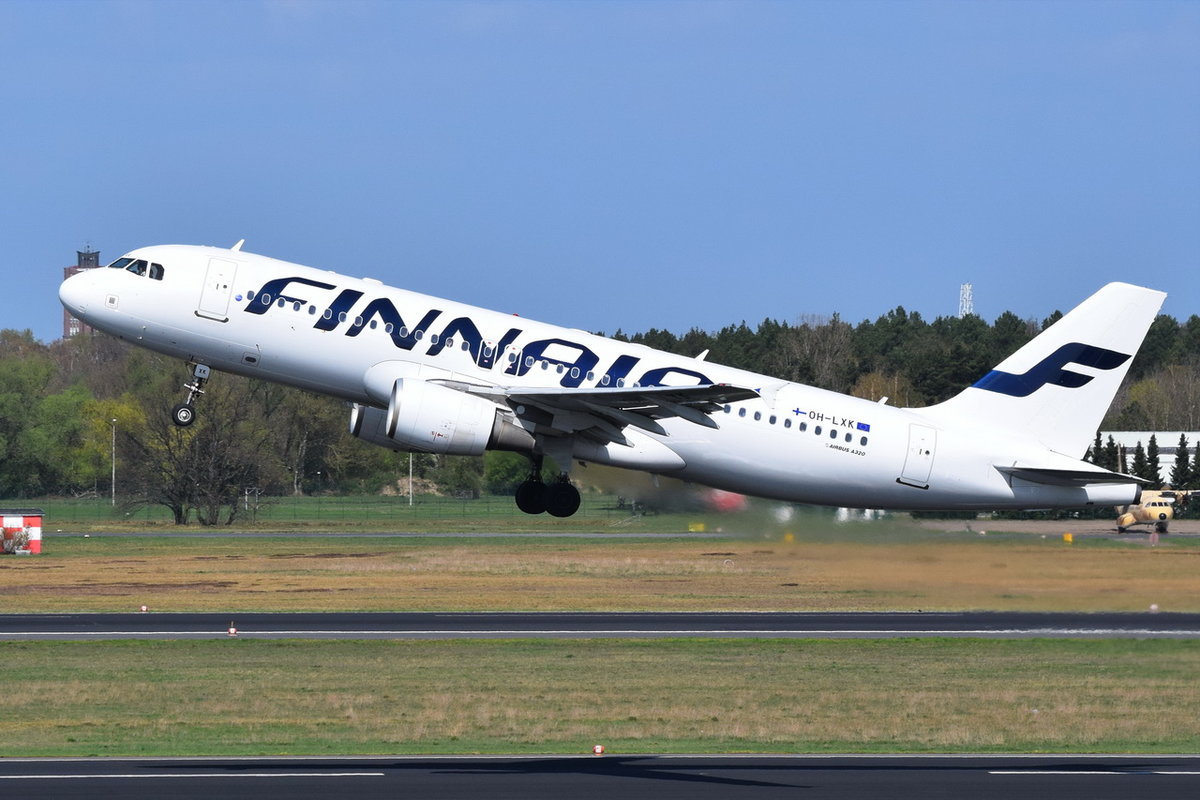 OH-LXK Finnair Airbus A320-214  , TXL , 17.04.2018