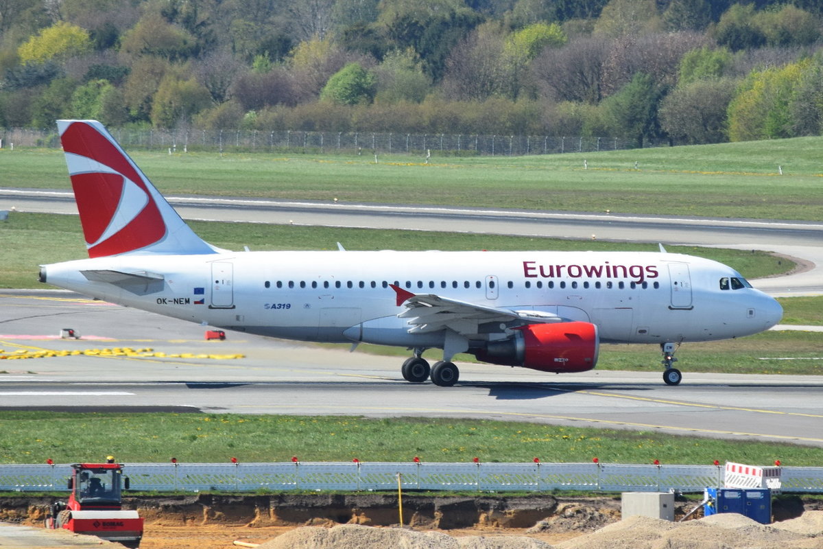 OK-NEM Eurowings Airbus A319-112 , 21.04.2019 , HAM