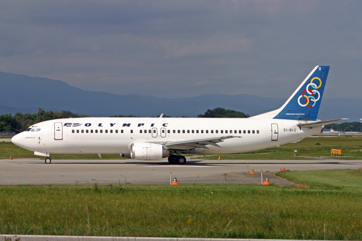 Olympic Airlines, SX-BKD, Boeing 737-484, msn: 25362/2142, 01.September 2007, GVA Genève, Switzerland.