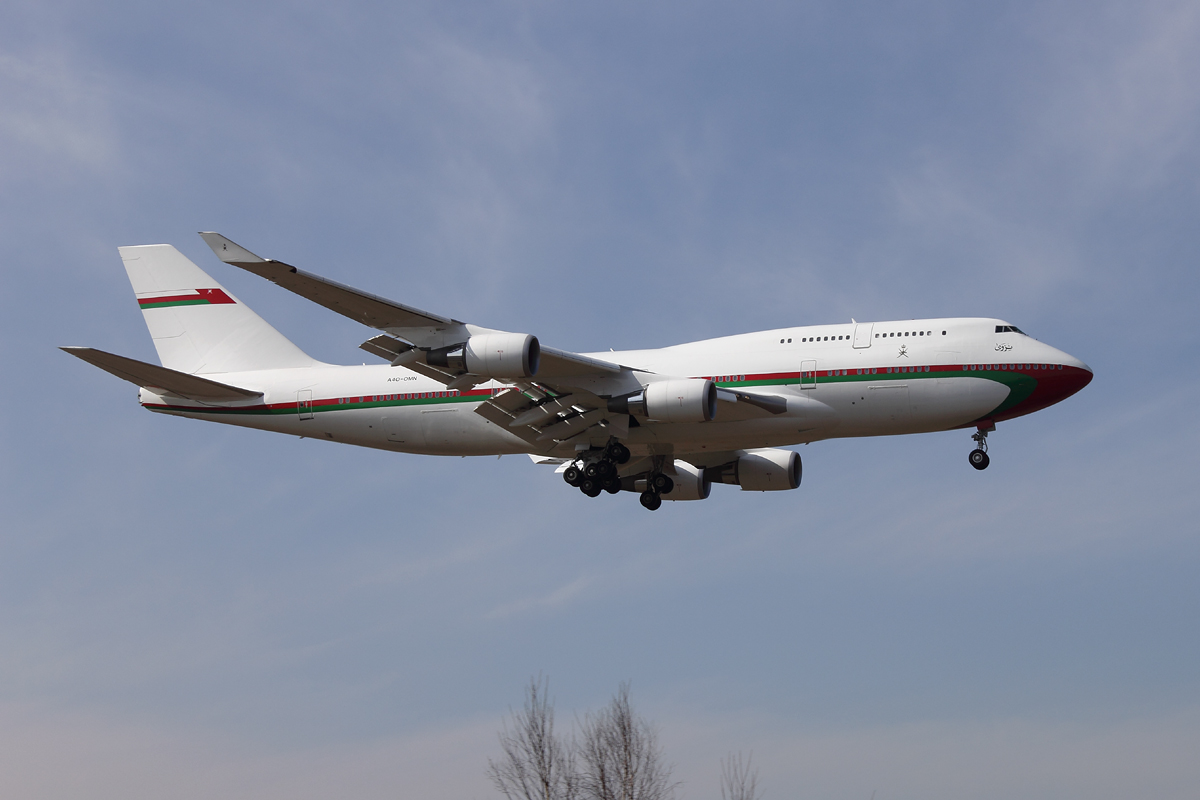 Oman Royal Flight / Boeing 747-430 / A4O-OMN / 17.03.2015
