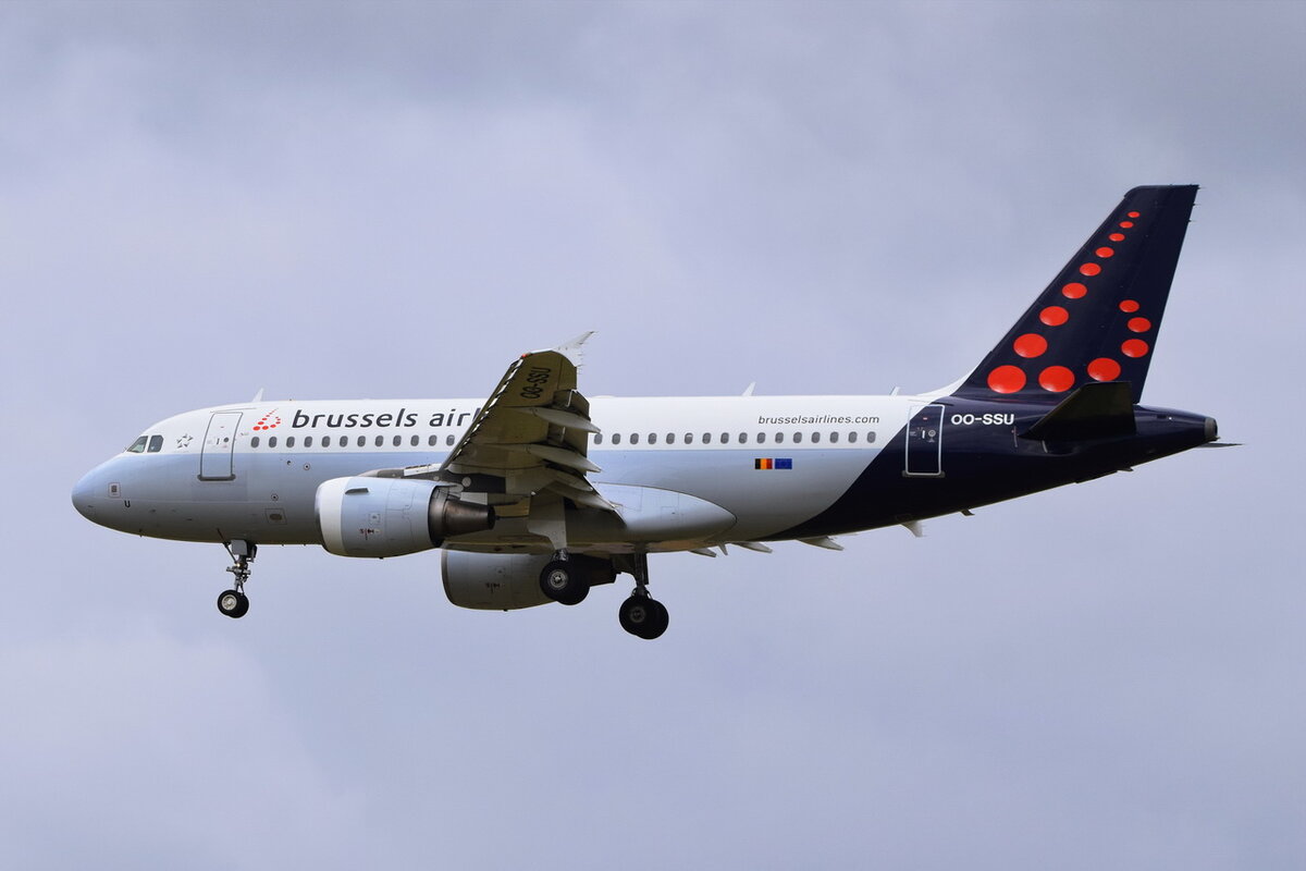 OO-SSU , Brussels Airlines , Airbus A319-111 ,  Berlin-Brandenburg  Willy Brandt  , BER , 13.06.2021 