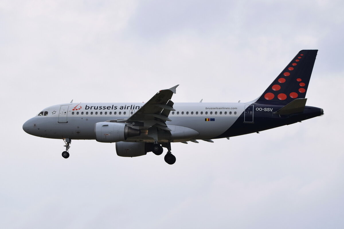 OO-SSV , Brussels Airlines , Airbus A319-111 , 12.06.2021 , Berlin-Brandenburg  Willy Brandt  , BER ,