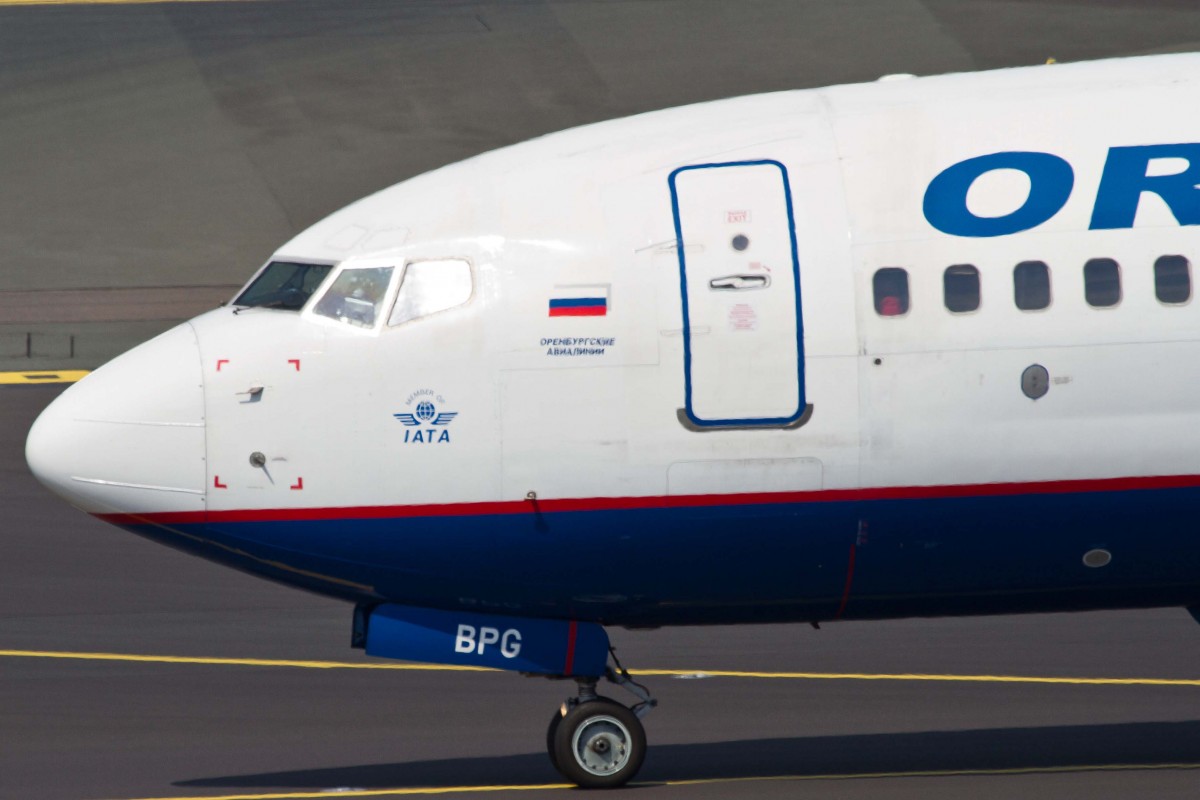 Orenair (R2-ORB), VP-BPG, Boeing, 737-8AS wl (Bug/Nose), 22.08.2015, DUS-EDDL, Düsseldorf, Germany