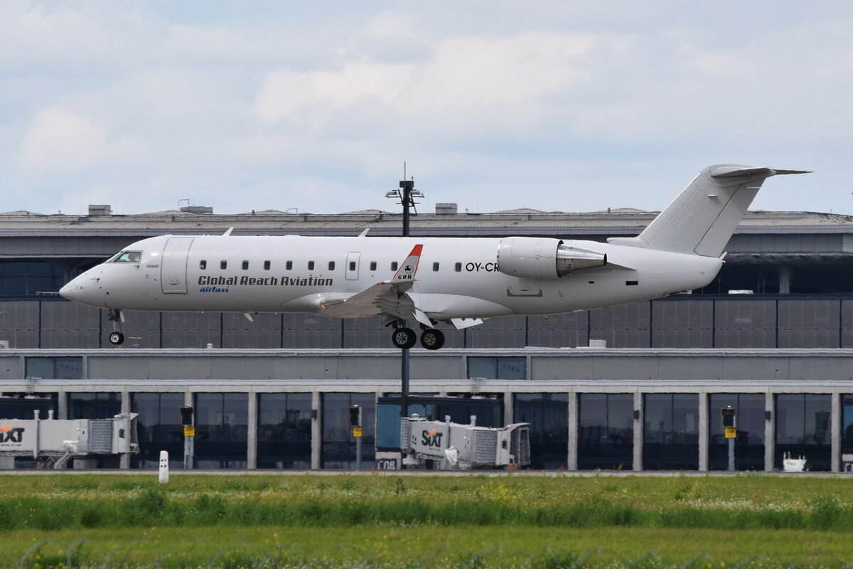 OY-CRJ , Global Reach Aviation , Bombardier CRJ-200LR (CL-600-2B19) , 01.08.2021 , Berlin-Brandenburg  Willy Brandt  , BER , 