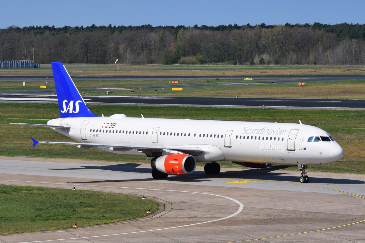 OY-KBK SAS Scandinavian Airlines Airbus A321-232  , TXL , 17.04.2018