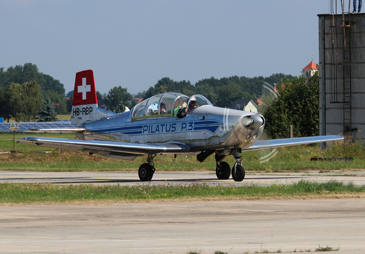 P3 Flyers Pilatus P3 , HB-RBP, Schsische Flugtage Bautzen, 10.08.2013