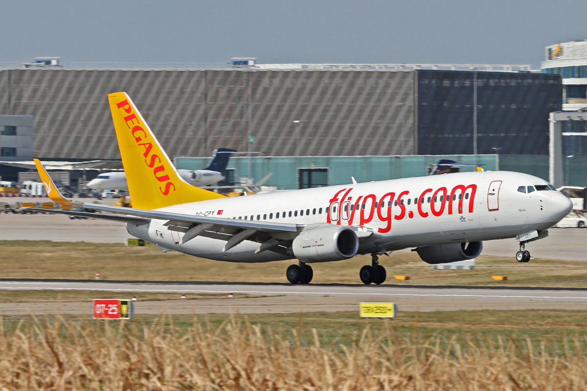 Pegasus Airlines (PC-PGT), TC-CPY  Melek , Boeing, 737-8H6 wl, 10.09.2016, EDDS-STR, Stuttgart, Germany 