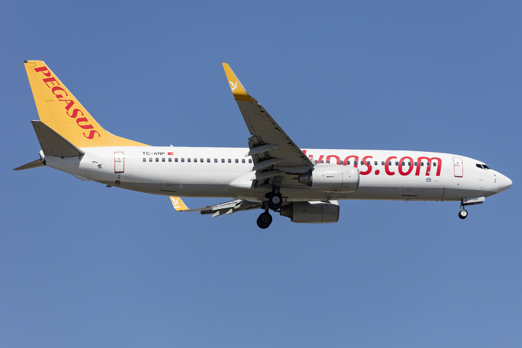 Pegasus Airlines, TC-ANP, Boeing, B737-82R, 20.09.2015, BCN, Barcelona, Spain




