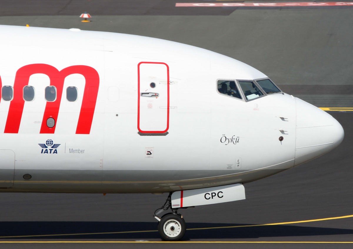 Pegasus Airlines, TC-CPC  yk , Boeing, 737-800 wl (Bug/Nose), 02.04.2014, DUS-EDDL, Dsseldorf, Germany 