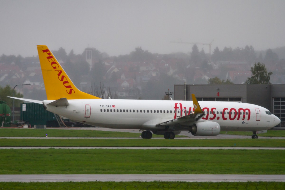 Pegasus Airlines, TC-CPJ  Beren K. , Boeing, 737-800 wl, 12.09.2014, STR-EDDS, Stuttgart, Germany 