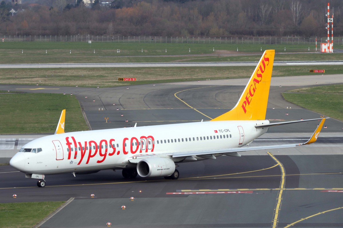 Pegasus Airlines, TC-CPL  Aslihan , Boeing, 737-82R, 03.04.2015, DUS-EDDL, Düsseldorf, Germany