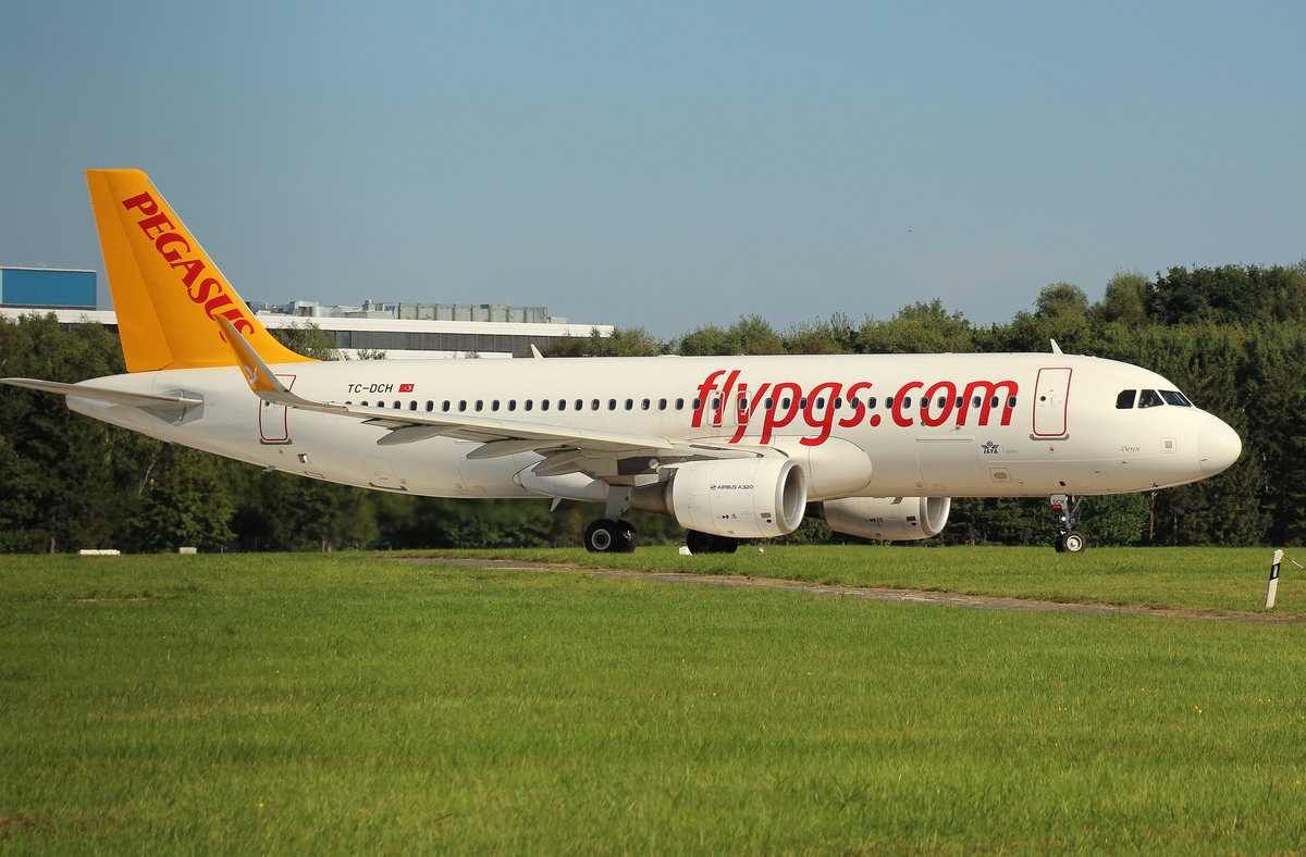 Pegasus Airlines, TC-DCH, (c/n 6619),Airbus A 320-216(SL), 15.09.2016, HAM-EDDH, Hamburg, Germany 