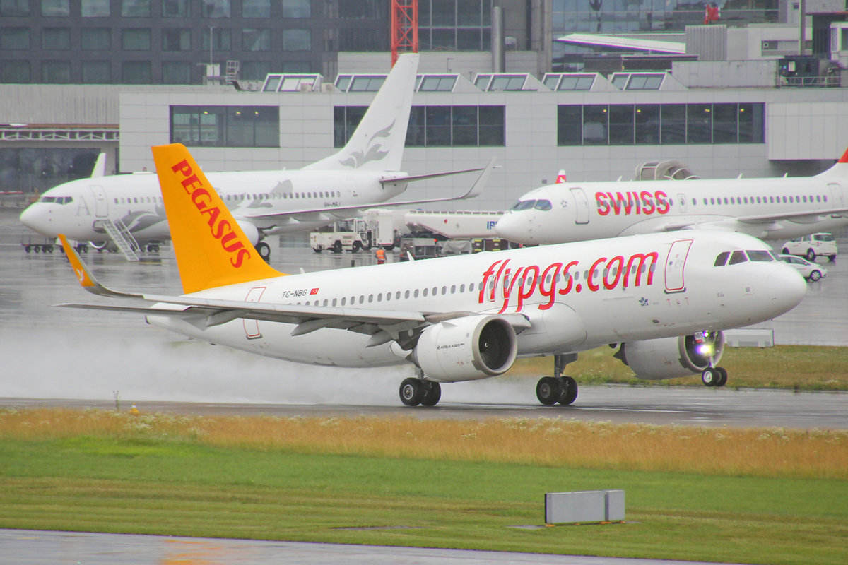 Pegasus Airlines, TC-NBG, Airbus A320-251N, msn: 7359,  Ela , 11.Juli 2020, ZRH Zürich, Switzerland.