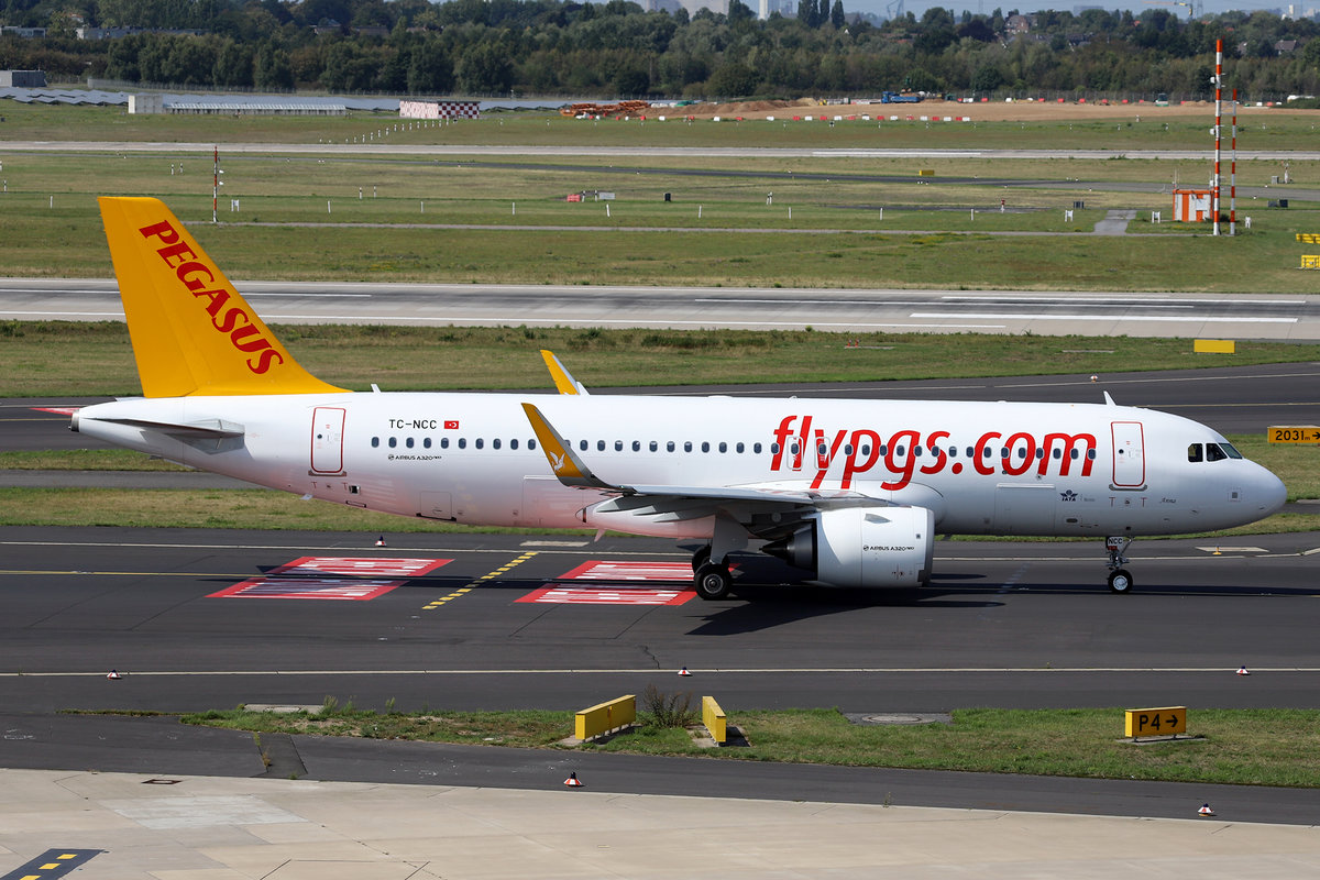Pegasus Airlines, TC-NCC  Anna , Airbus, A 320-251N sl, DUS-EDDL, Düsseldorf, 21.08.2019, Germany 