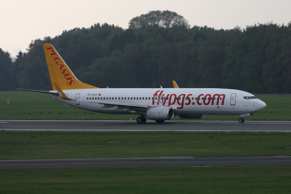 Pegasus Airlines,TC-AAY,(c/n 40874),Boeing 737-82R(WL),02.10.2014,HAM-EDDH,Hamburg,Germany