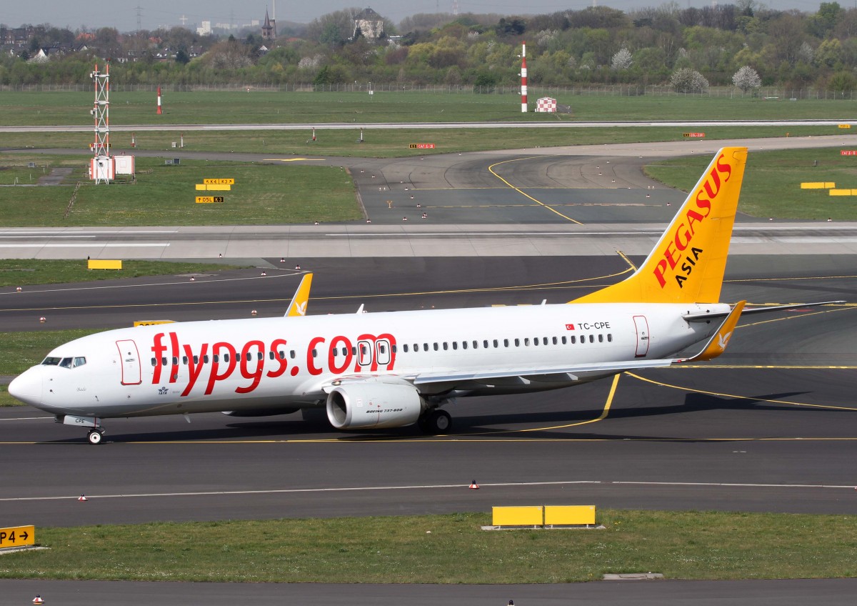 Pegasus Asia (Air Manas), TC-CPE  Bade , Boeing, 737-800 wl, 02.04.2014, DUS-EDDL, Düsseldorf, Germany 