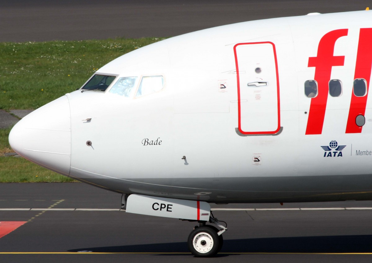 Pegasus Asia (Air Manas), TC-CPE  Bade , Boeing, 737-800 wl (Bug/Nose), 02.04.2014, DUS-EDDL, Dsseldorf, Germany 