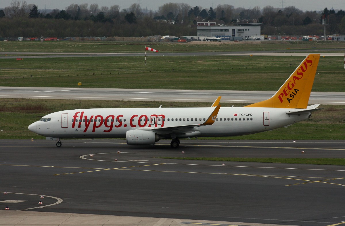Pegasus Asia,TC-CPD,(c/n 40726),Boeing 737-82R(WL),11.04.2015,DUS-EDDL,Düsseldorf,Germany