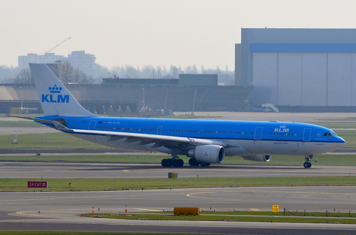 PH-AOM KLM Royal Dutch Airlines Airbus A330-203  , AMS , 14.03.2017