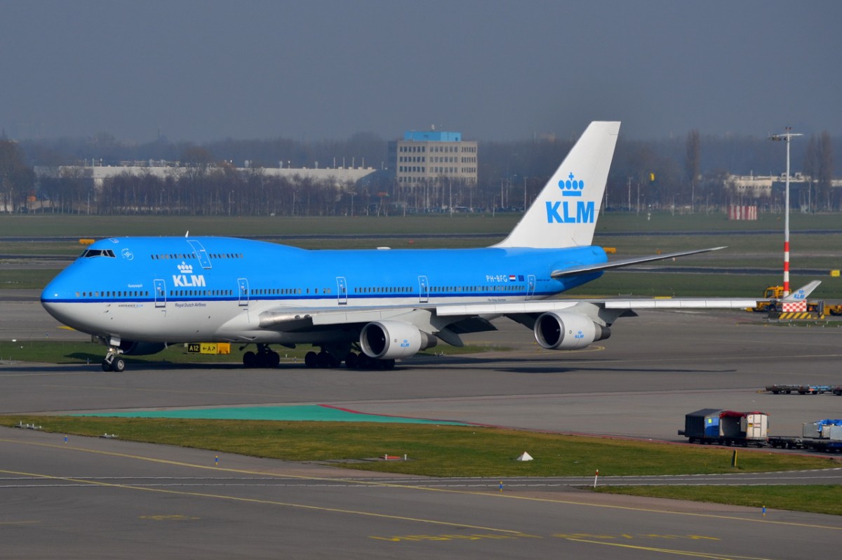 PH-BFG KLM Royal Dutch Airlines Boeing 747-406    08.03.2014
Amsterdam-Schiphol