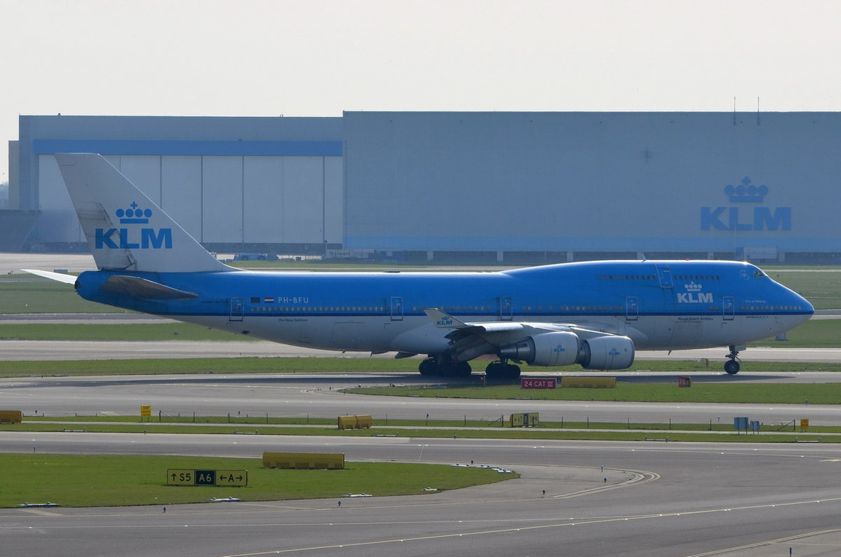 PH-BFU KLM Royal Dutch Airlines Boeing 747-406(M)  , AMS , 12.03.2017