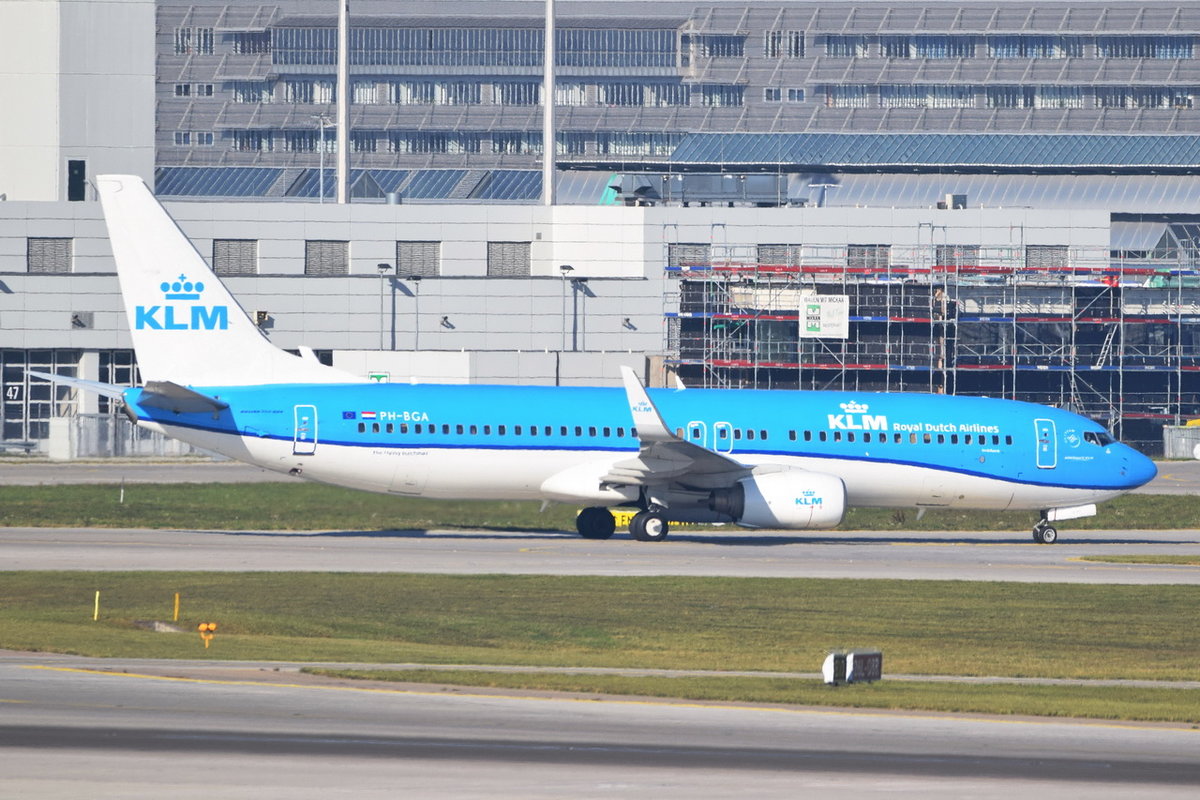 PH-BGA KLM Royal Dutch Airlines Boeing 737-8K2(WL) , 14.10.2018 , MUC