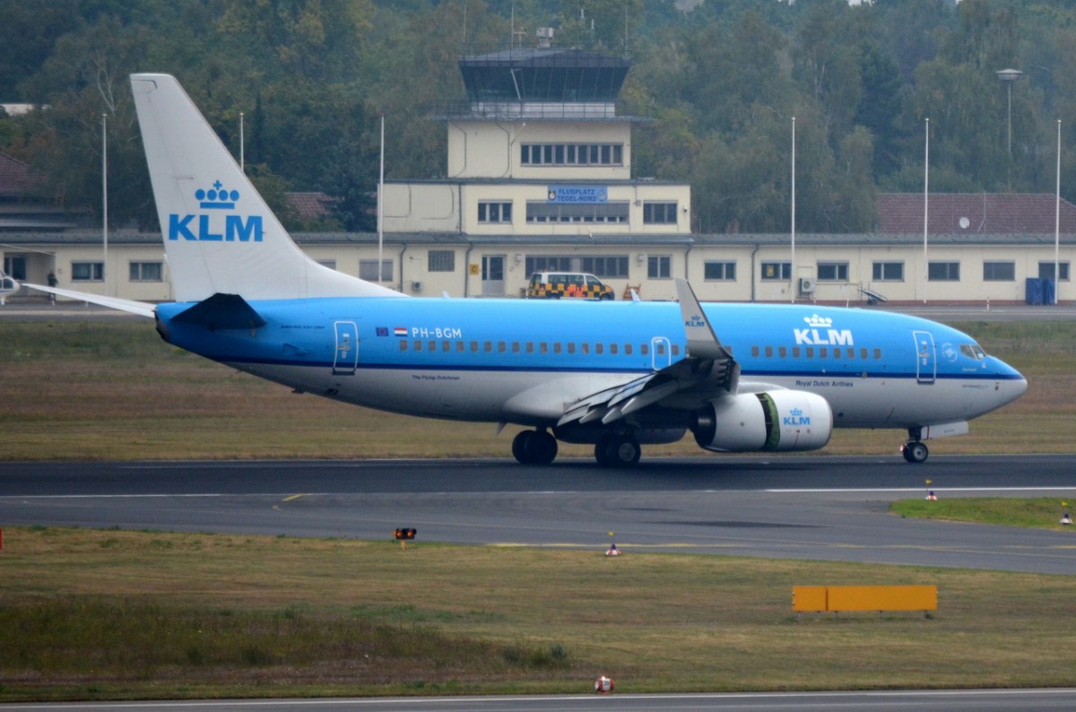 PH-BGM KLM Royal Dutch Airlines Boeing 737-7K2 (WL)   gelandet am 12.09.2014 in Tegel