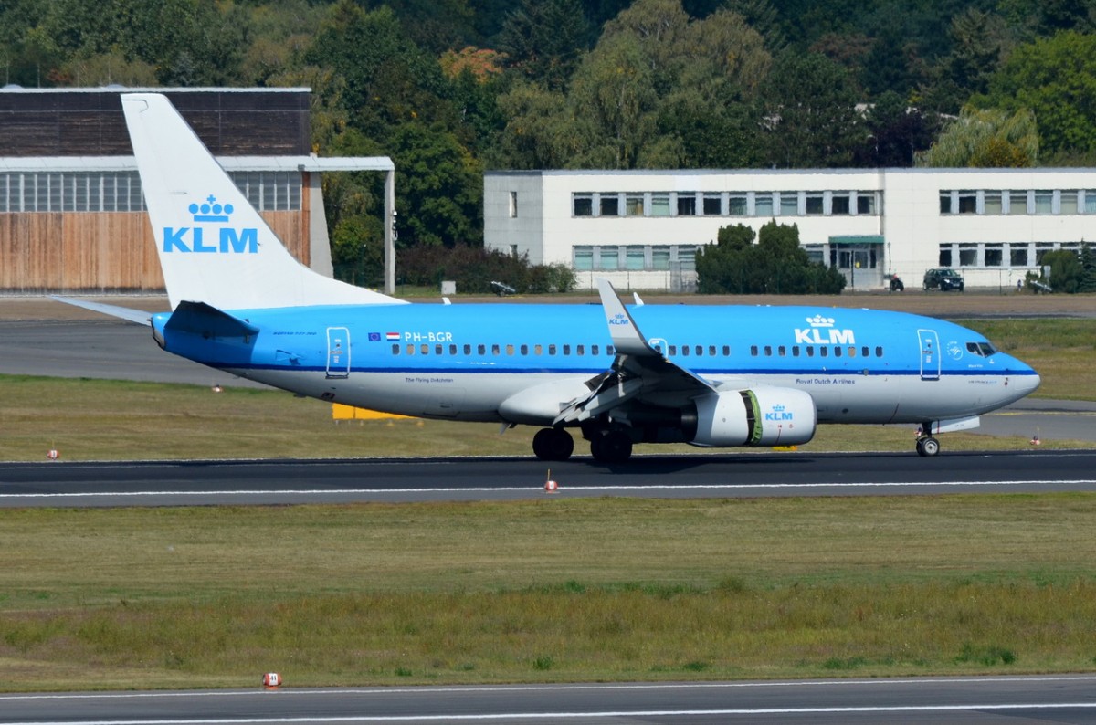 PH-BGR KLM Royal Dutch Airlines Boeing 737-7K2 (WL)  gelandet am 03.09.2014 in Tegel