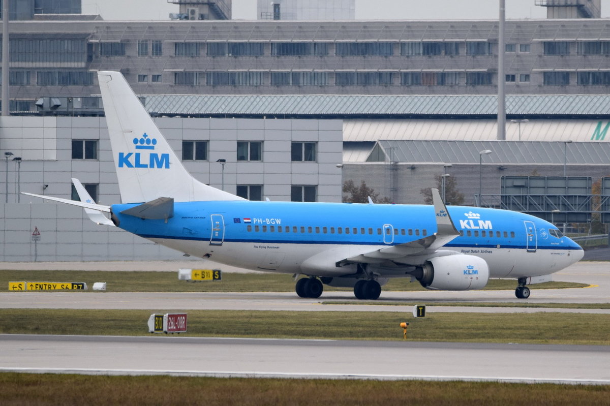 PH-BGW KLM Royal Dutch Airlines Boeing 737-7K2(WL)  ,MUC , 14.10.2016