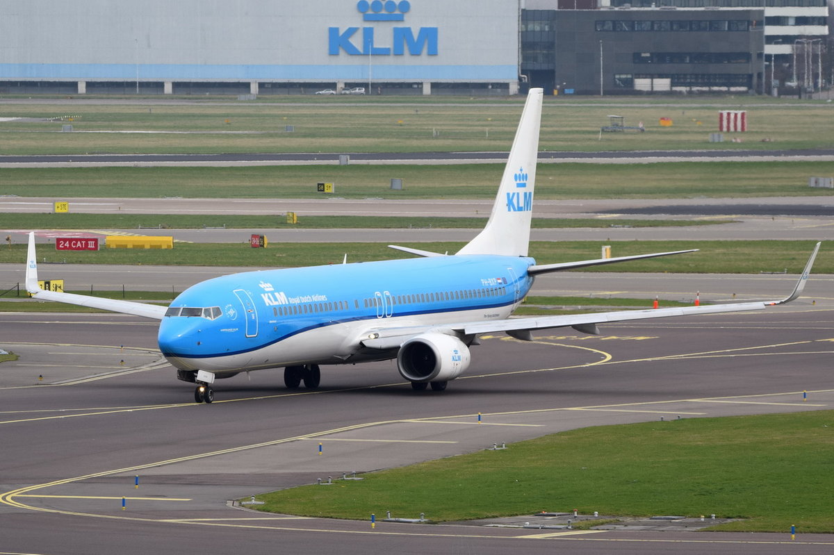 PH-BXP KLM Royal Dutch Airlines Boeing 737-9K2(WL) , AMS 11.03.2017