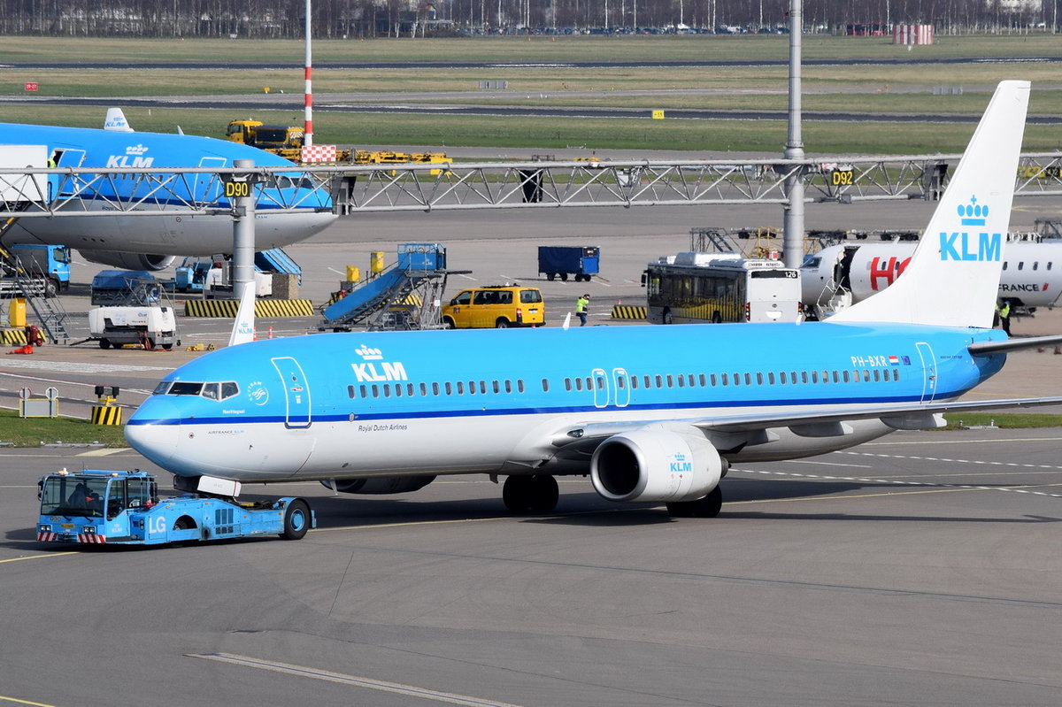 PH-BXR KLM Royal Dutch Airlines Boeing 737-9K2(WL)  , AMS , 12.03.2017
