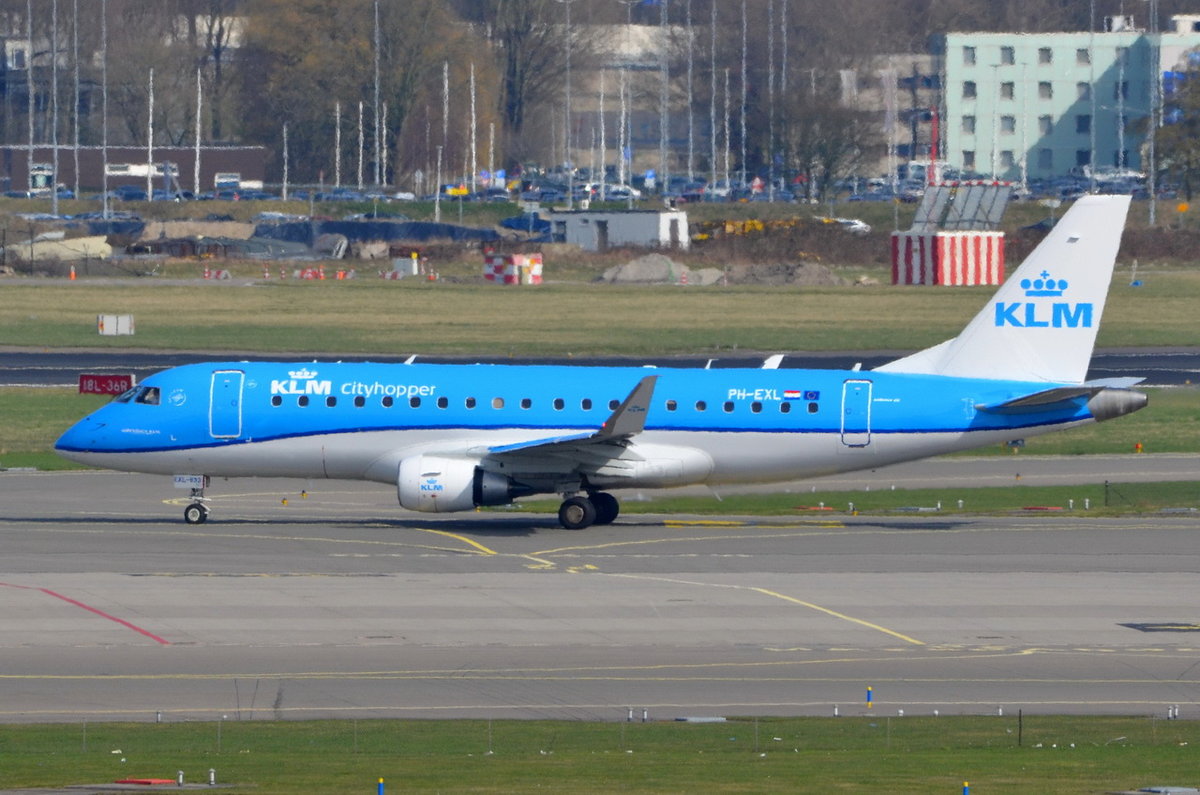 PH-EXL KLM Cityhopper Embraer ERJ-175STD (ERJ-170-200)  , AMS , 12.03.2017
