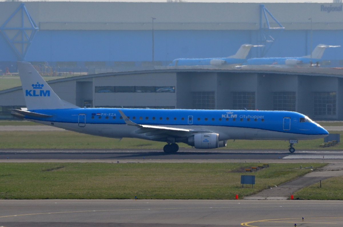 PH-EZA KLM Cityhopper Embraer ERJ-190STD (ERJ-190-100)  , AMS , 14.03.2017