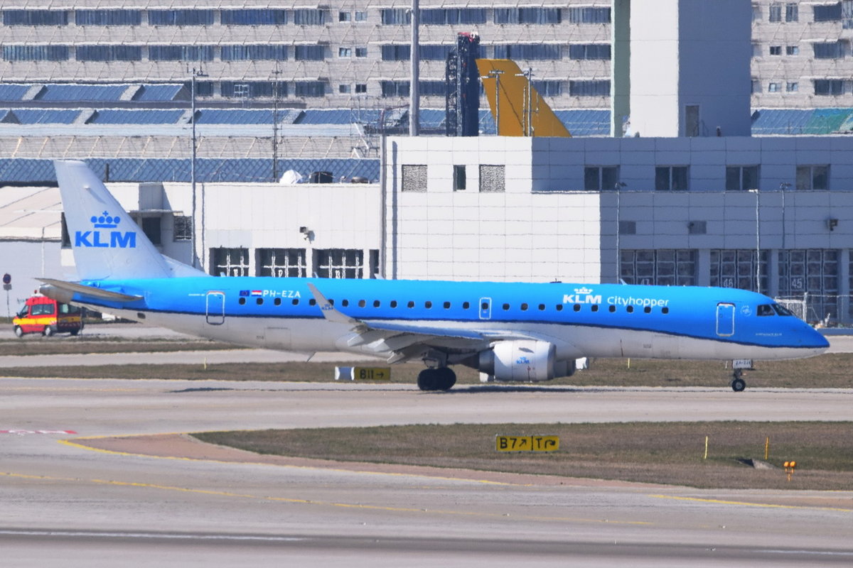 PH-EZA KLM Cityhopper Embraer ERJ-190STD (ERJ-190-100) , 29.03.2019 , MUC
