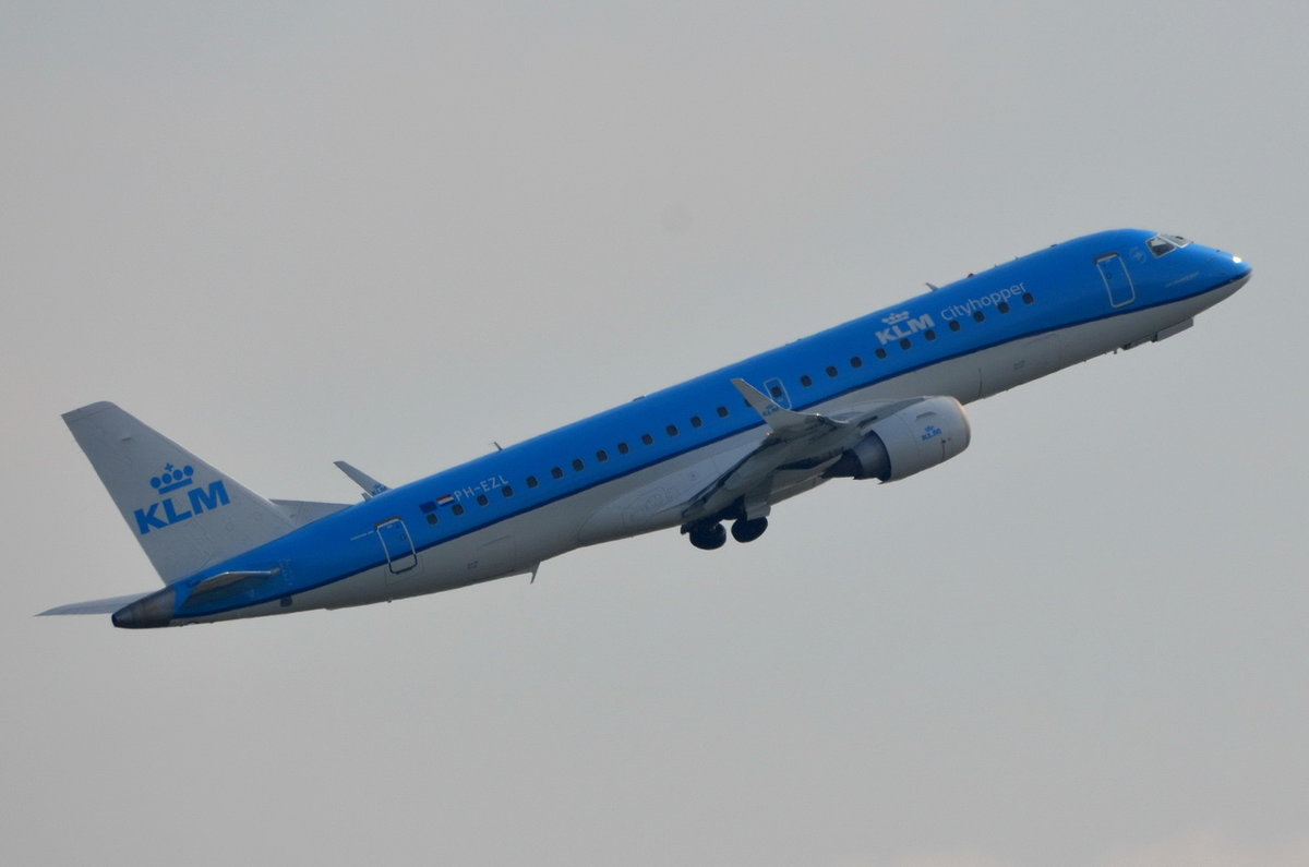 PH-EZL KLM Cityhopper Embraer ERJ-190STD (ERJ-190-100)  , AMS , 14.03.2017
