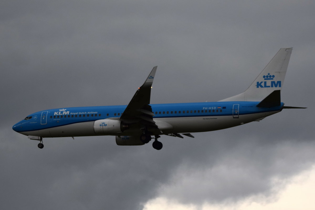 PH-HSD KLM Royal Dutch Airlines Boeing 737-8K2(WL)  , MUC , 22.10.2017