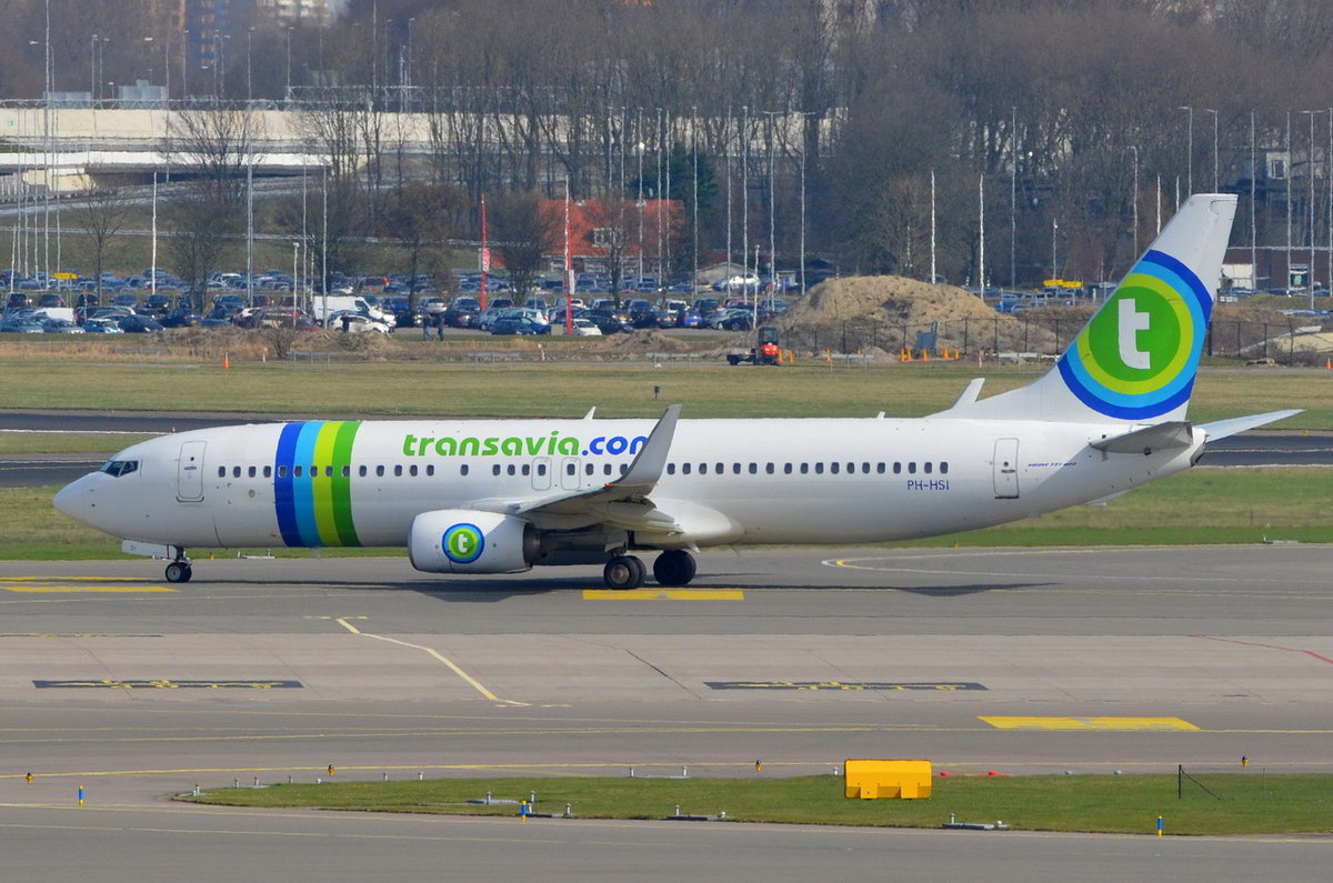 PH-HSI Transavia Boeing 737-8K2(WL)  , AMS , 12.03.2017