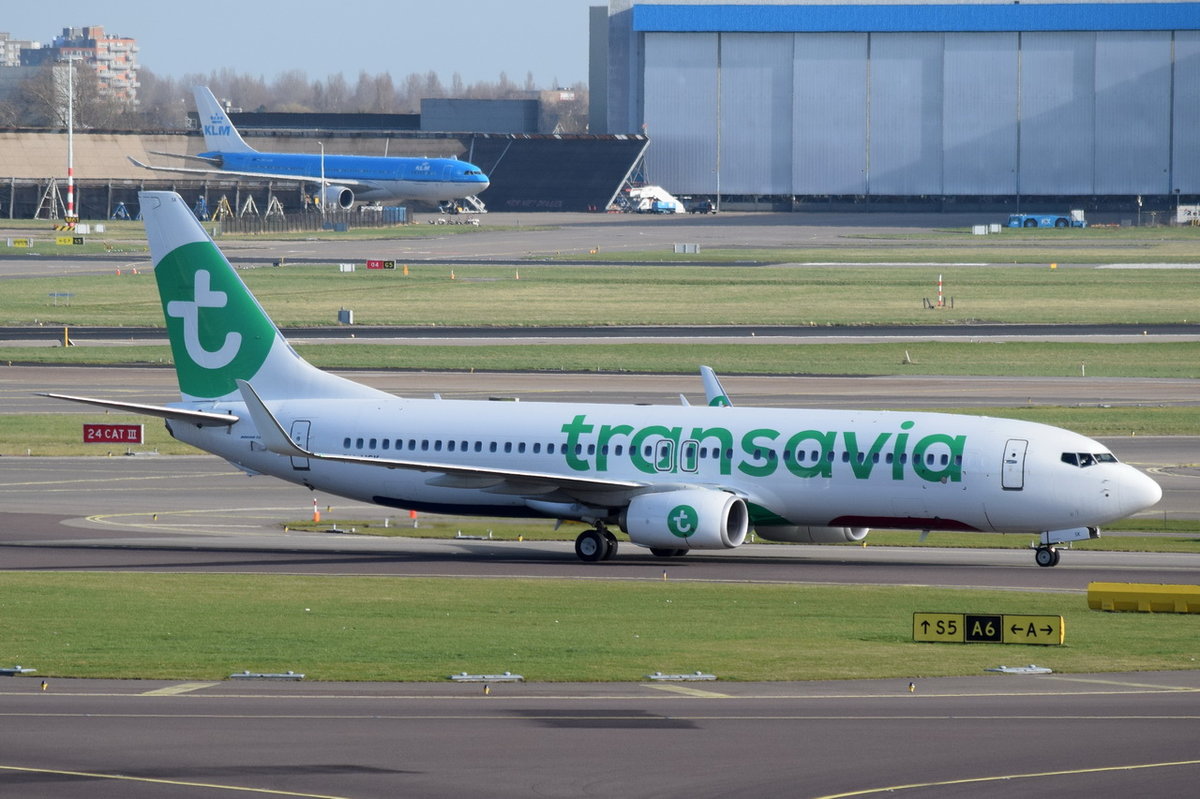 PH-HSK Transavia Boeing 737-8K2(WL)  , AMS , 13.03.2017