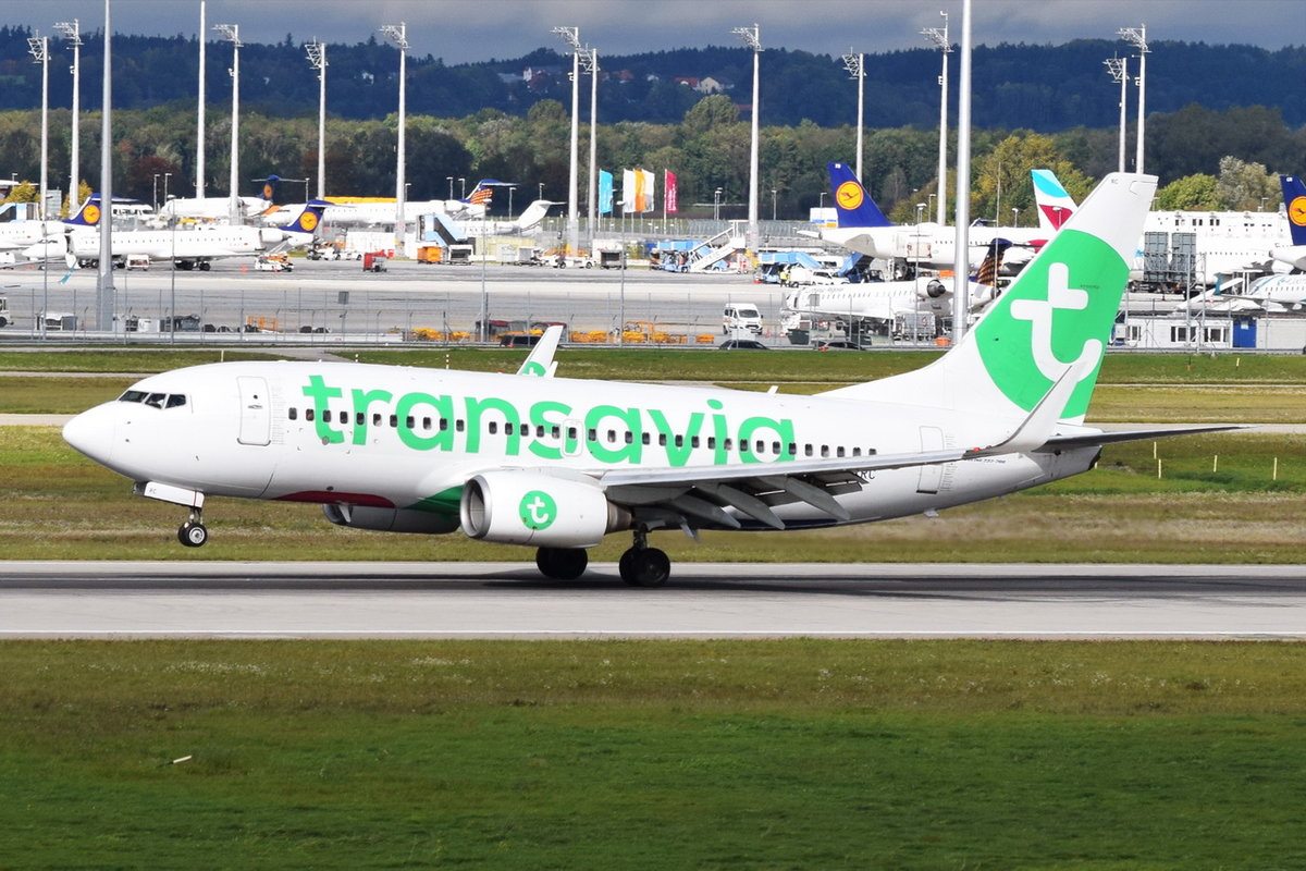 PH-XRC Transavia Boeing 737-7K2(WL)  , MUC , 03.10.2017